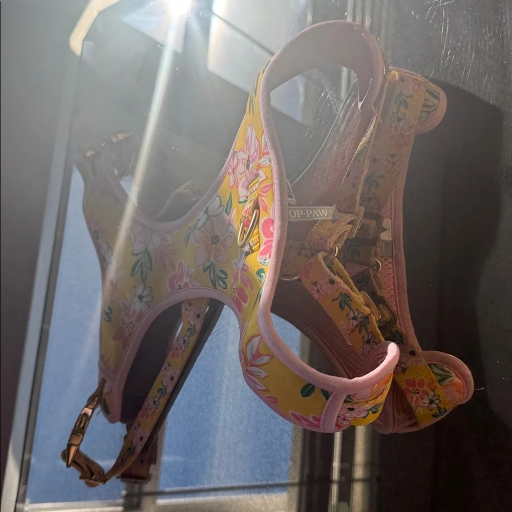 Top Paw Floral Yellow Dog‎ Harness